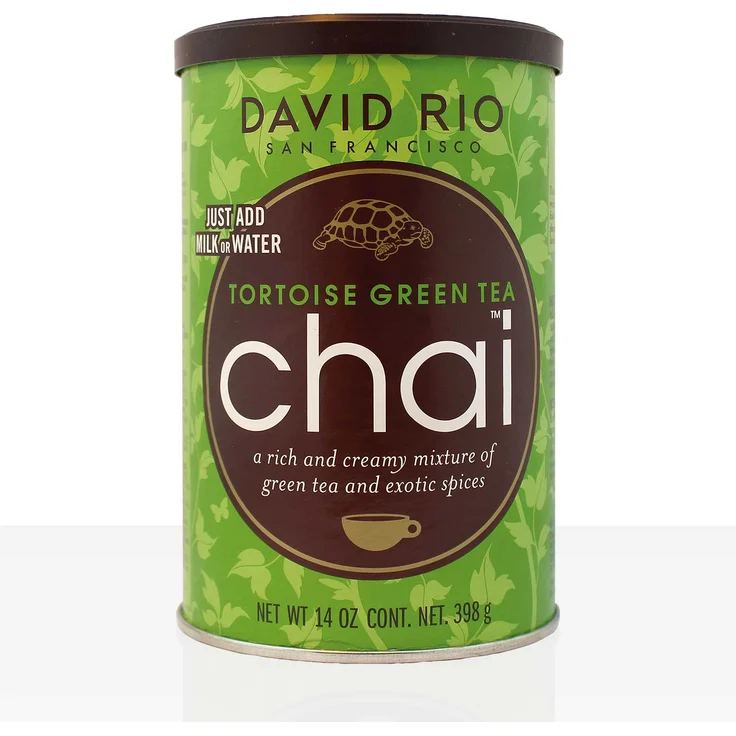 David Rio Tortoise Green Chai Tea 398g, Instanttee, kleine Dose – Bild 1