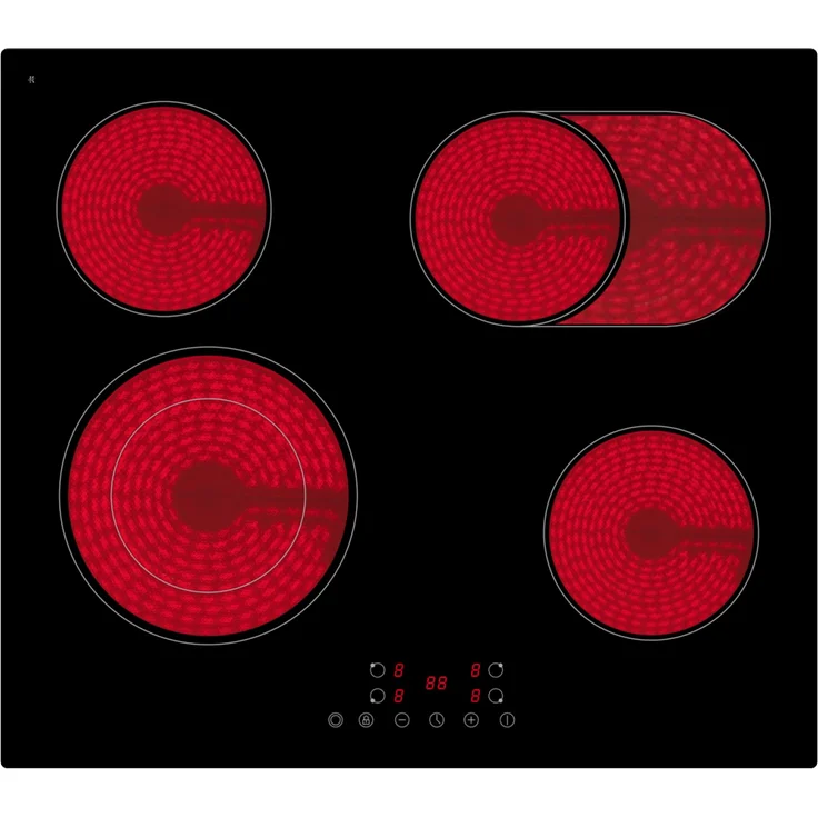 PKM KHKF4-2KB G Kochfeld autark Einbau 60cm Glaskeramik Bräterzone