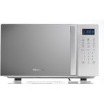 Hisense H20MOMS4HG Mikrowelle mit Grill, Standgerät, 700 Watt, 20 Liter Garraum, 7 Leistungsstufen, silber