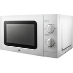 ok. OMW 2022 W Mikrowelle, Standgerät, 20 Liter Garraum, 700 Watt, Auftauen, 6 Automatikprogramme, 5 Leistungsstufen, Timer, weiß