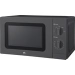 ok. OMW 2023 B Mikrowelle, Standgerät, 20 Liter Garraum, 700 Watt, Auftauen, 6 Automatikprogramme, 5 Leistungsstufen, Timer, schwarz