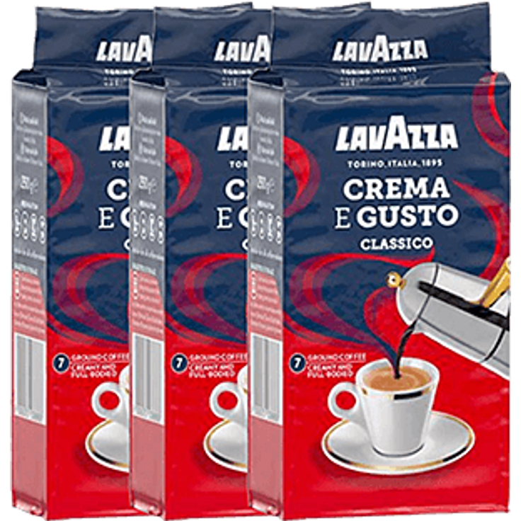 Lavazza Crema E Gusto 3 x 250g gemahlen
