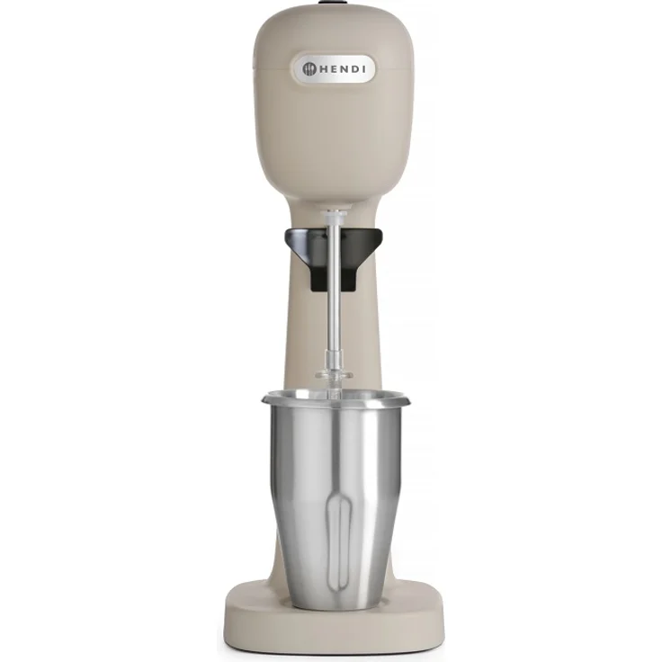 Hendi Milchshake-Mixer - Design by Bronwasser Standmixer, 400 Watt, Kunststoff, grau, braun – Bild 1