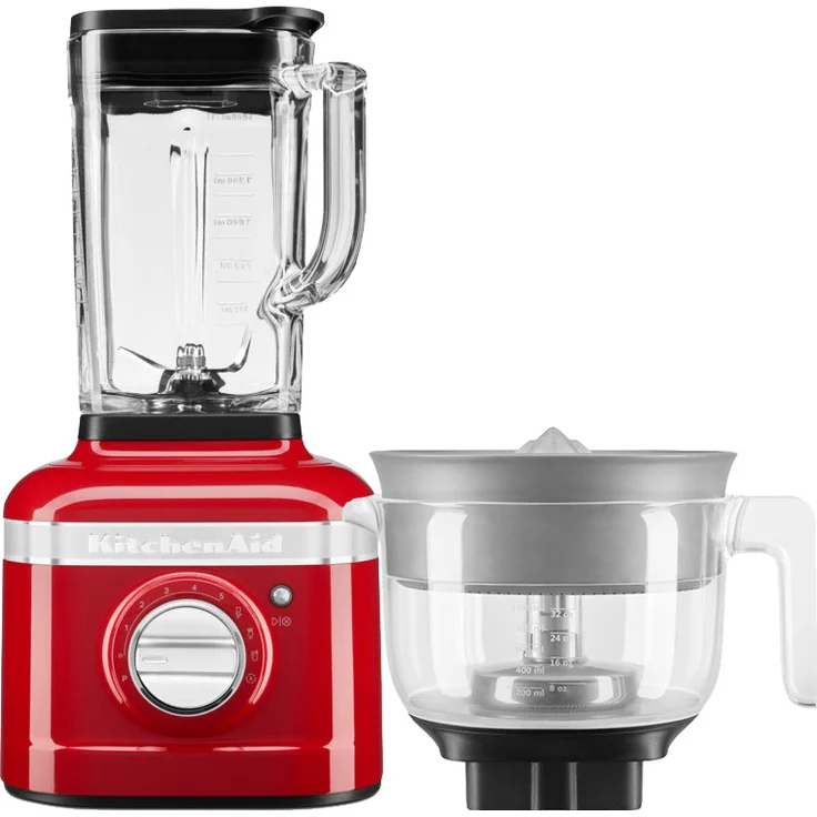 KitchenAid K400 5KSB4026EER Artisan Standmixer, 1200 W, 1,4L, inkl. Zitruspresse, empire rot – Bild 1