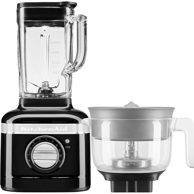 KitchenAid K400 5KSB4026EOB Artisan Standmixer, 1200 W, 1,4L, inkl. Zitruspresse, onyx schwarz