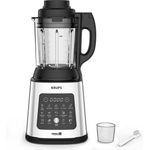 KRUPS KB835D Perfect Mix Cook Standmixer, Kochmixer, 1400 Watt, 1,75 Liter, 10 Automatikprogramme, silber, schwarz