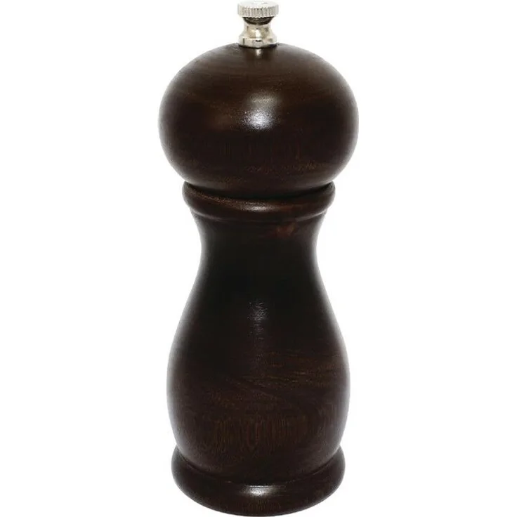 Olympia Salz- und Pfeffermühle, Verstellbare Mahlung, 15,3cm, dunkles Holz