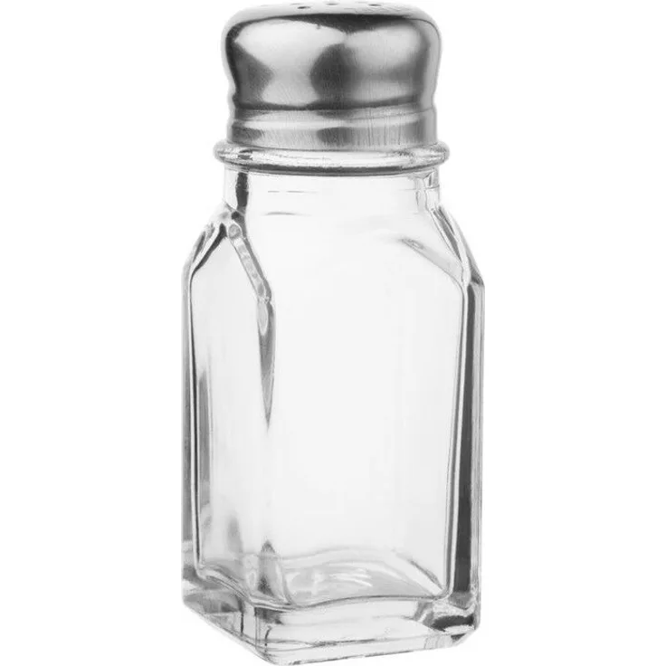 Olympia Salz- und Pfefferstreuer Nostalgie, 12 Stück, 6cl, 10 x 4(Ø)cm, Glas