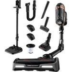 Rowenta RH99F1 X-Force Flex 15.60 Animal Handstaubsauger, 80 min Akkubetrieb, Akkuwechsel-Option, Flex-Gelenk, schwarz-gold