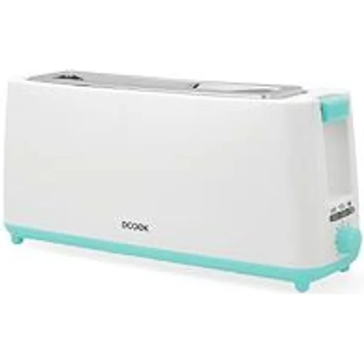 DCOOK Langschlitztoaster, 800W, inkl. Krümelschublade, Kunststoff, weiß