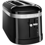 KitchenAid 5KMT5115EOB 4-Scheiben Toaster, 1500W, Krümelschublade, für Bagel und Brötchen, Kunststoff, onyx schwarz, Serie: 5KMT5115