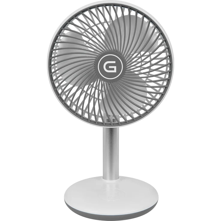 Gutfels Tischventilator VENTI 3010 R, platzsparender Akku-Ventilator mit bis zu 12 Stunden Laufzeit – Bild 1