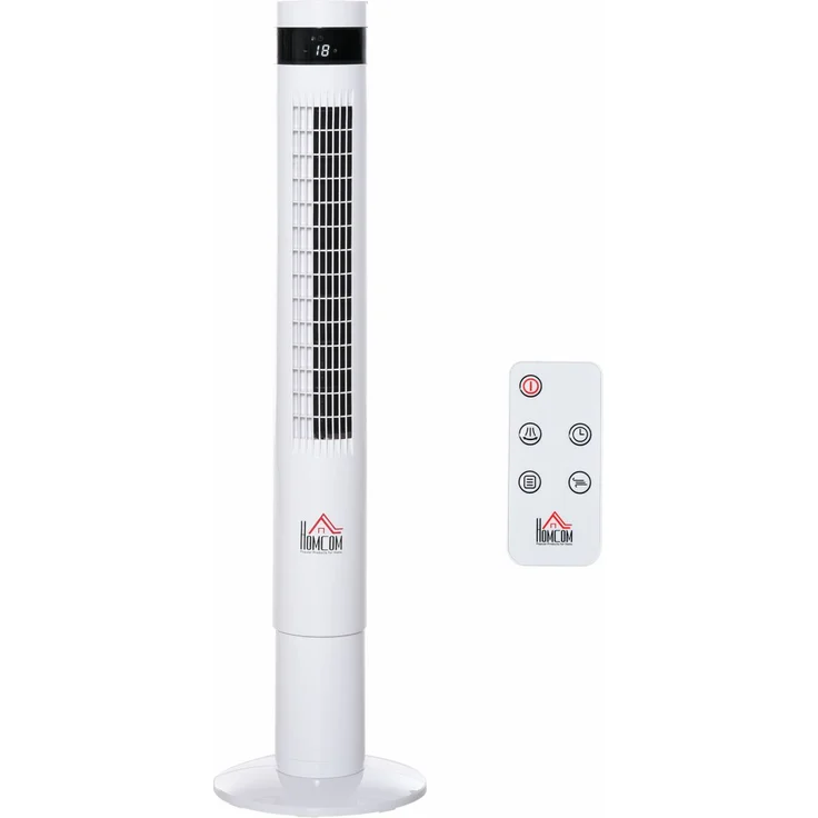 HOMCOM Standventilator Turmventilator mit Fernsteuerung – Bild 1