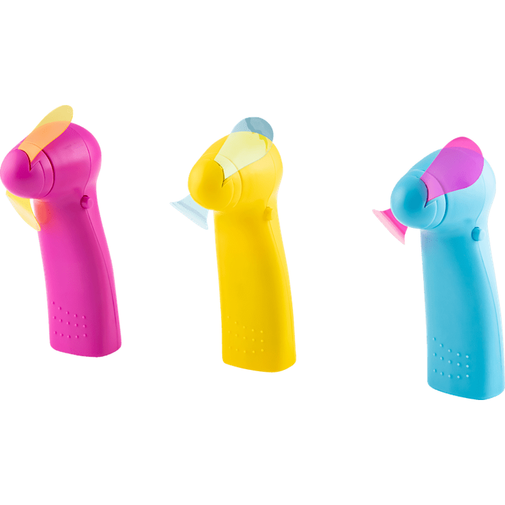 OK. OHF 122 Mini Handventilator Farbauswahl nicht möglich-Gelb oder Türkis Pink (2,6 Watt)