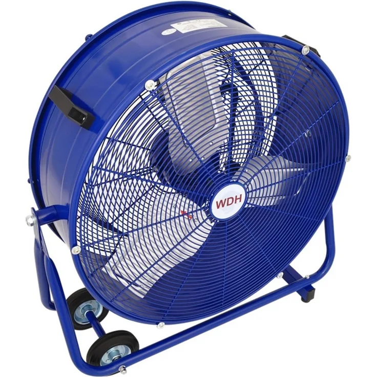 WDH Bodenventilator Trommelgebläse WDH-TG60L, 65 cm Durchmesser, - Das Gerät ist umgehend einsatzbereit (kein Einbau oder Zusammenbau nötig)