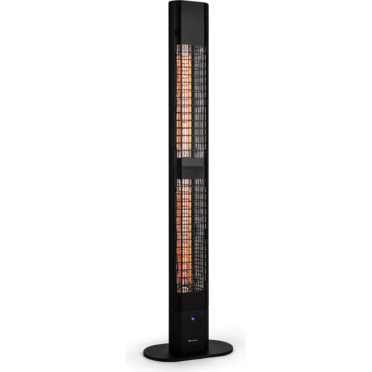 Heat Guru 3000 Heizstrahler 3000W IP54 Outdoor Fernbedienung schwarz, Heizstrahler