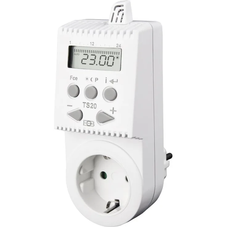 Elektrobock Steckdosenthermostat TS20 mit Zeitprogramm, Heizgeräte