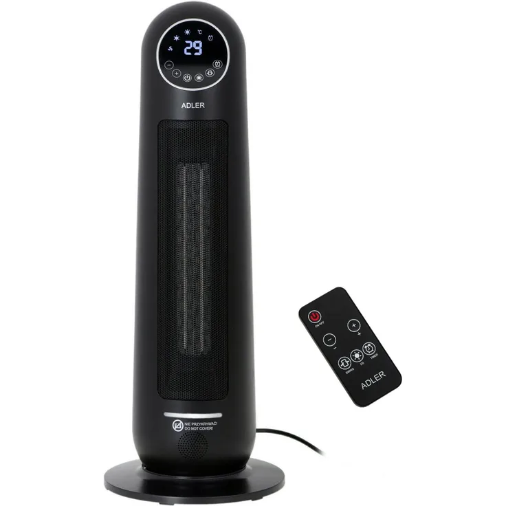 JUNG ADLER Stand-Keramikheizlüfter 2200W Heizung Heizgerät Keramik Heizlüfter, Heizlüfter