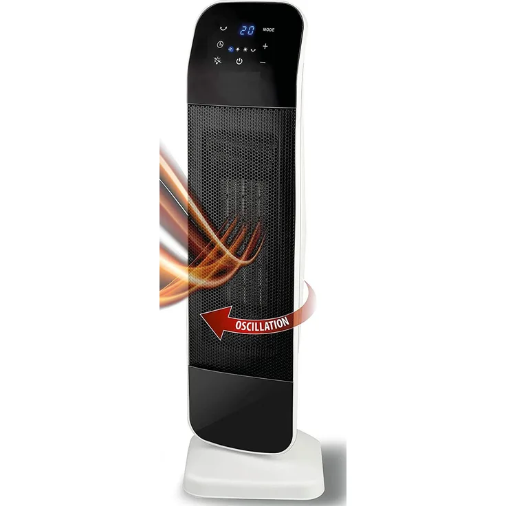 JUNG Alpina Stand-Keramikheizlüfter 2000W Heizung Heizgerät Keramik Heizlüfter, Heizlüfter