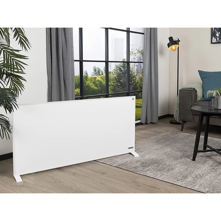 PRINSS Infrarotheizung, mit Thermostat, Wärmewellen-Heizung Badezimmer, mobile Heizplatte Wand-Heizung oder Standgerät, Infrarotheizung