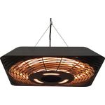 Outsunny Deckenheizstrahler 800W-1200W-2000W 5 Modi Heizstrahler IP45 Elektro Heizpilz mit Fernbedie, Heizstrahler