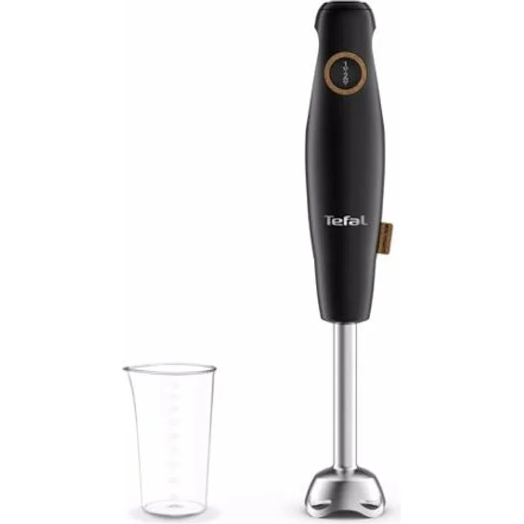 Tefal HB46E8 Stabmixer, 600 Watt, inkl. Mixbehälter 0,8 Liter, schwarz