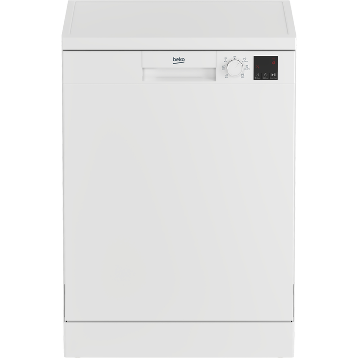 Beko DVN06430W, Geschirrspüler, D, Geräuschemissionsklasse C, Geräuschemissionen 47 Dezibel