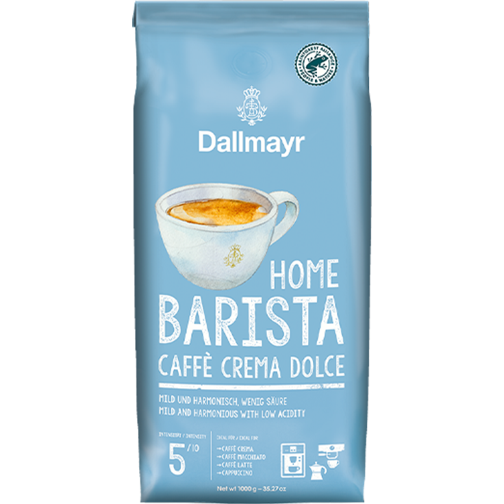 Home Barista Caffè Crema Dolce Kaffeebohnen 1,0 kg