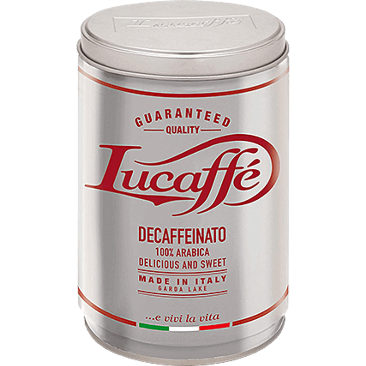 Lucaffe Decaffeinato 250g Bohnen Dose