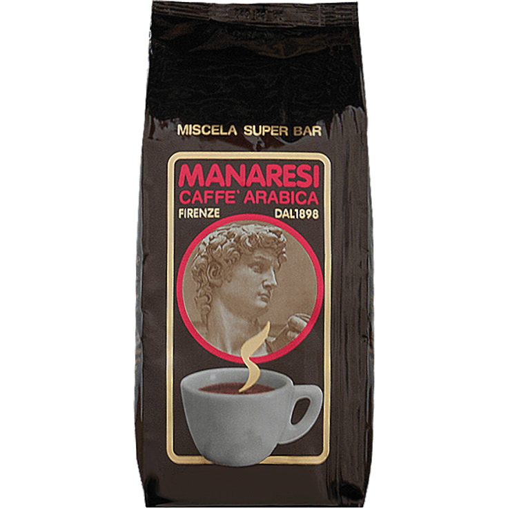 Manaresi Super Bar Brown 1kg Bohnen – Bild 1