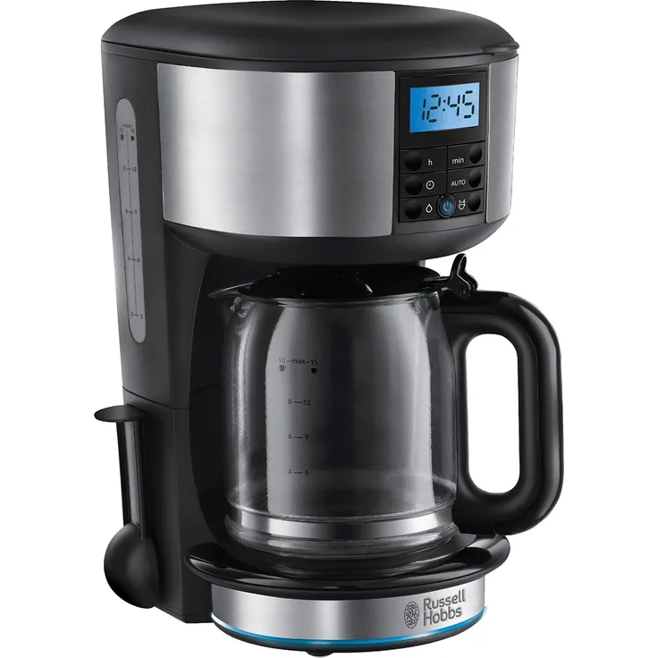 Russell Hobbs Buckingham, Filterkaffeemaschine, Schwarz, Silber