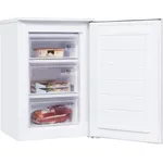 Exquisit GS81-040C Gefrierschrank, freistehend, weiß, Lagerzeit bei Störung 24 h, Breite 54.5 cm, Energieklasse C