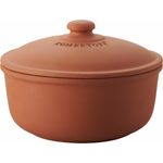 Römertopf Brotbacktopf rund terrakotta m.Deckel im MOB