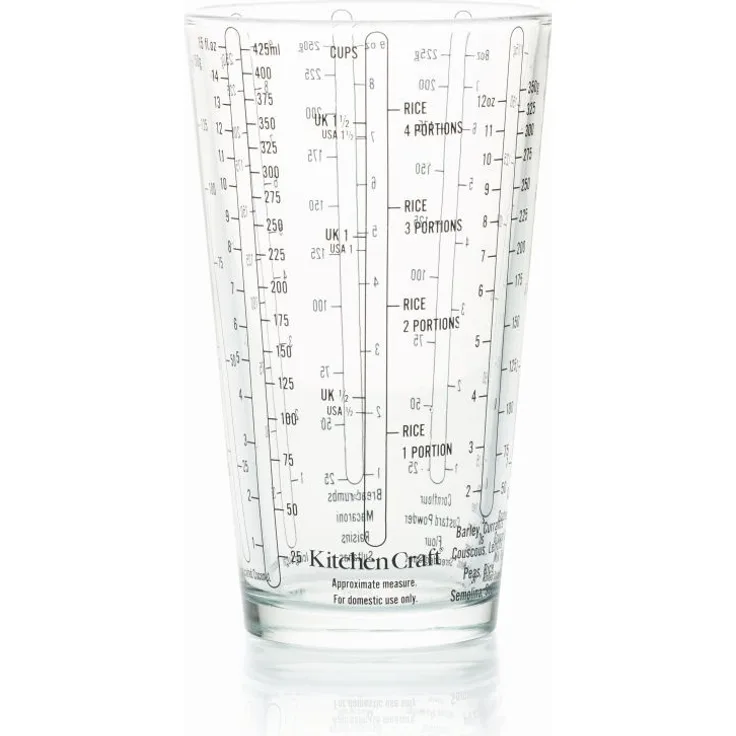 KitchenCraft Glas Mini-Messbecher 50 ml