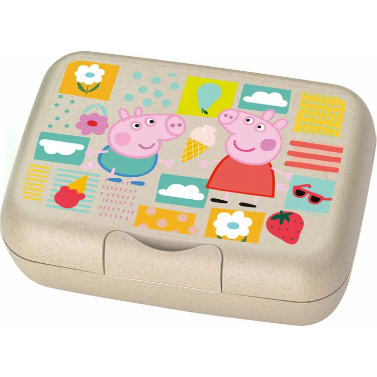 Koziol Lunchbox Candy L Peppa Pig, Brotdose, Kunststoff, Organic Sand, 8050713