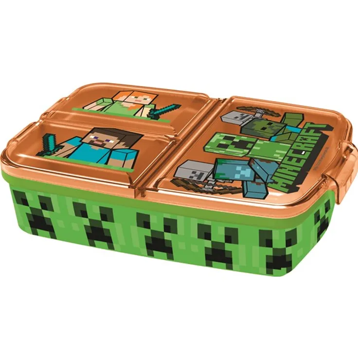 Euromic Minecraft Multi compartment sandwich box