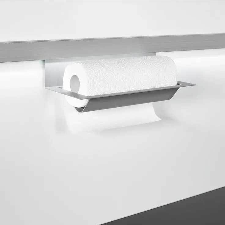 Linero MosaiQ Papierrollenhalter 350 x 155 x 120 mm Titan grau - Relingsystem - Kesseböhmer