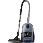 Philips FC8787-09 Performer Silent 7000 series Bodenstaubsauger mit Beutel, 750 Watt, 12 m Aktionsradius, LED-Frontlicht, Eisblau