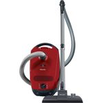 Miele Classic C1 PowerLine SBAF5 Bodenstaubsauger mit Beutel, 800 Watt, 9 m Aktionsradius, Mangorot