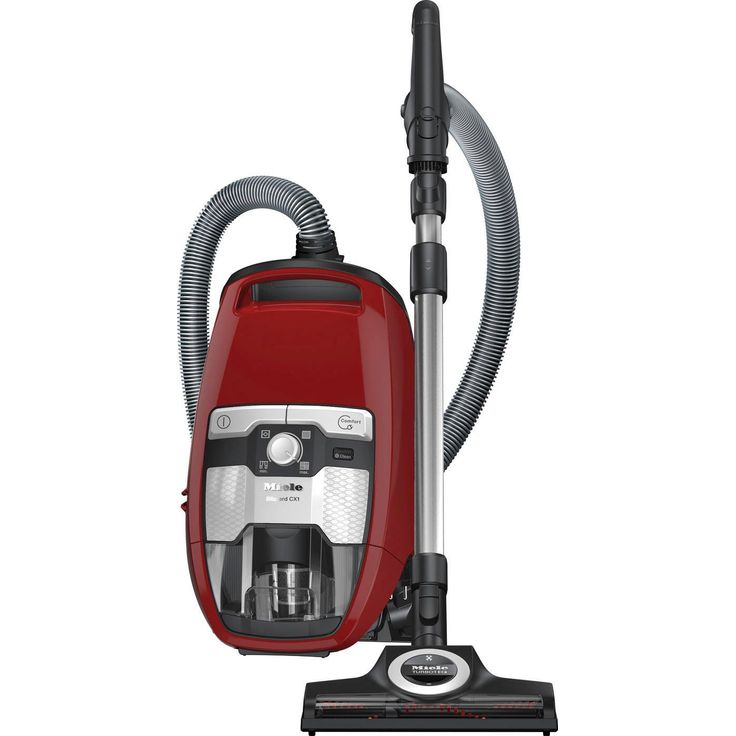 Miele Blizzard CX1 PowerLine SKCF5 Bodenstaubsauger, beutellos, 890 Watt, 11 m Aktionsradius, Mangorot – Bild 1