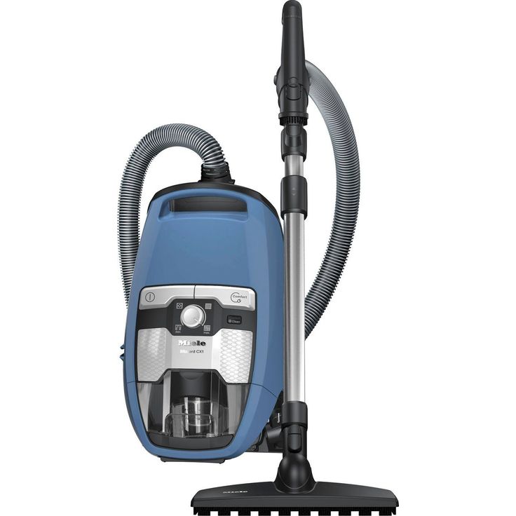 Miele Blizzard CX1 Parquet SKCF5 Bodenstaubsauger, beutellos, 890 Watt, 11 m Aktionsradius, HEPALifetime Filter, Techblau – Bild 1