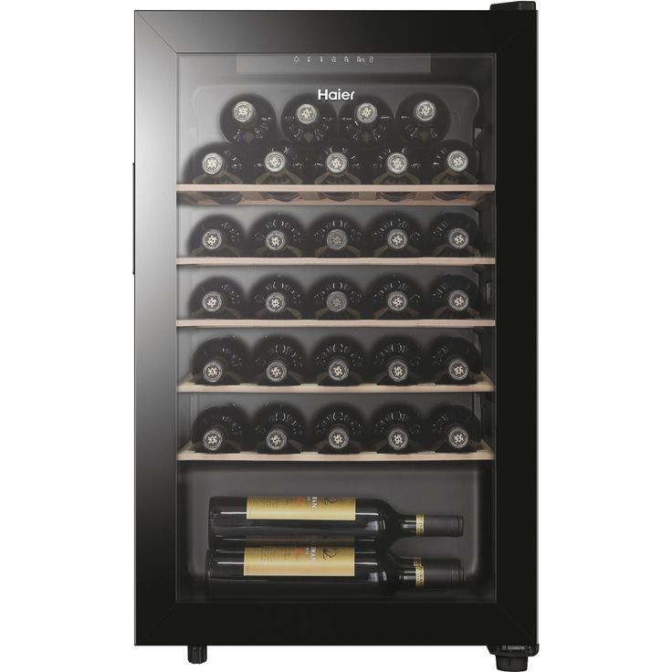 Haier HWS33GG Weinkühlschrank, freistehend, 33 Flaschen, Energieklasse G – Bild 1