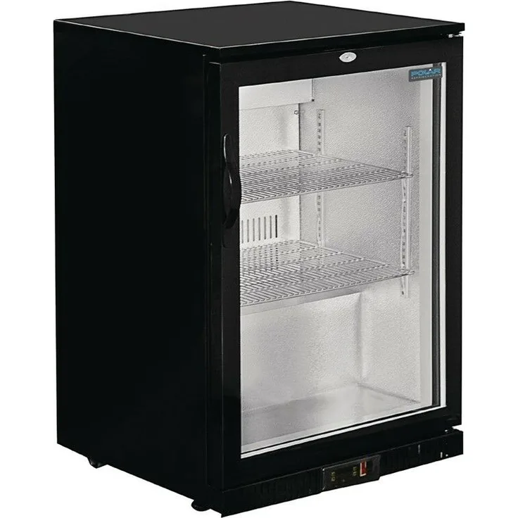 Polar Serie G Gewerbe-Barkühlschrank mit Klapptür 138L, 180W, Klapptür, R600a