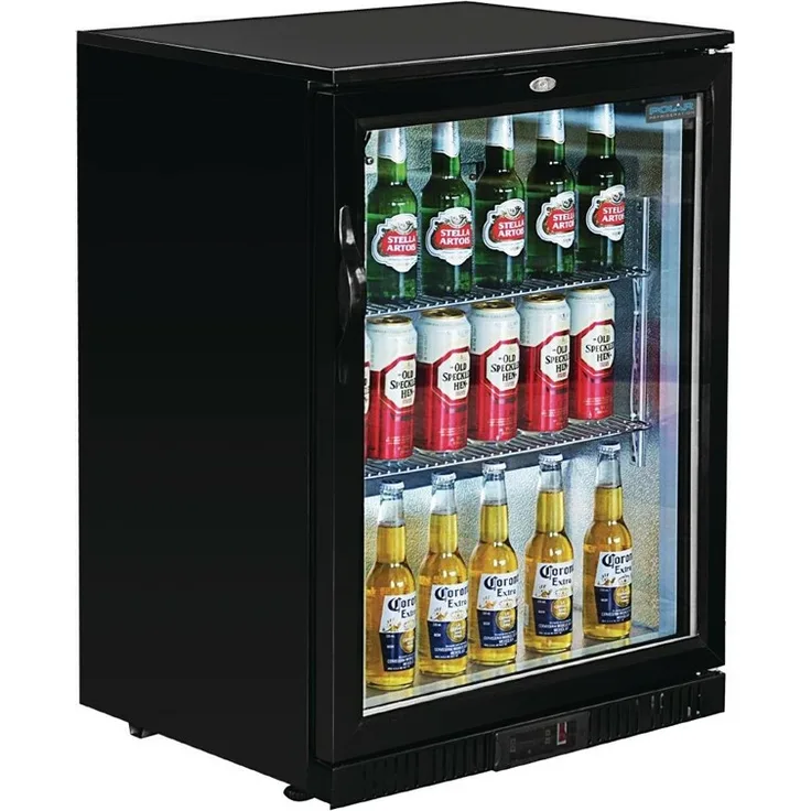 Polar Serie G Gewerbe-Barkühlschrank mit Klapptür 128L, 180W, Klapptür, R600a