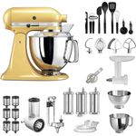 KichenAid Artisan 5KSM175PS Küchenmaschine Bestseller Paket, pastellgelb, Serie: 5KSM175