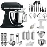 KichenAid Artisan 5KSM175PS Küchenmaschine Bestseller Paket, gusseisenschwarz, Serie: 5KSM175