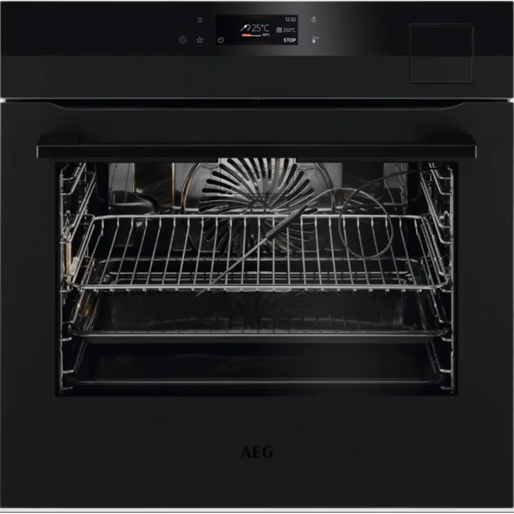 AEG BSK792280T 9000 SteamPro - Dampfbackofen - Dampfreinigung - Matt Black