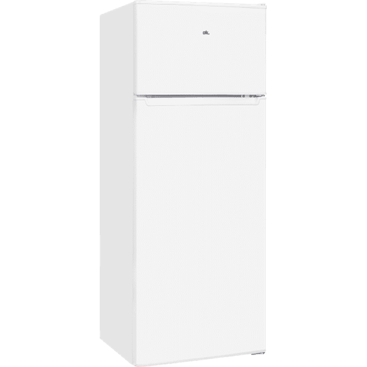 OK. OFK 441 E Kühl-Gefrierkombination, freistehend, weiß, Breite 55.4 cm, Energieklasse E