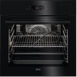 AEG BSK792280B 9000 SteamPro Dampfbackofen - Dampfreinigung - MaxiKlasse - Extra großer Garraum (70 Liter) - Schwarz