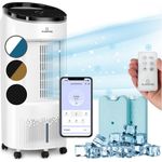 Klarstein Ventilatorkombigerät IceWind Plus Smart 4-in-1 Luftkühler Ventilator Luftbefeuchter Luftreiniger App-Steuerung, Klimagerät mobile Klimaanlage mobil Air Conditioner Air Cooler - Preisvergleich